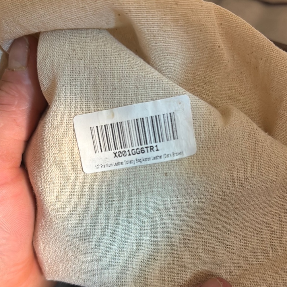 Beige Fabric Bag